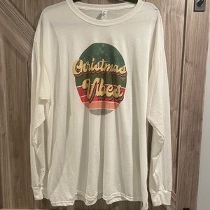 Christmas Vibes Long Sleeve NWOT XL